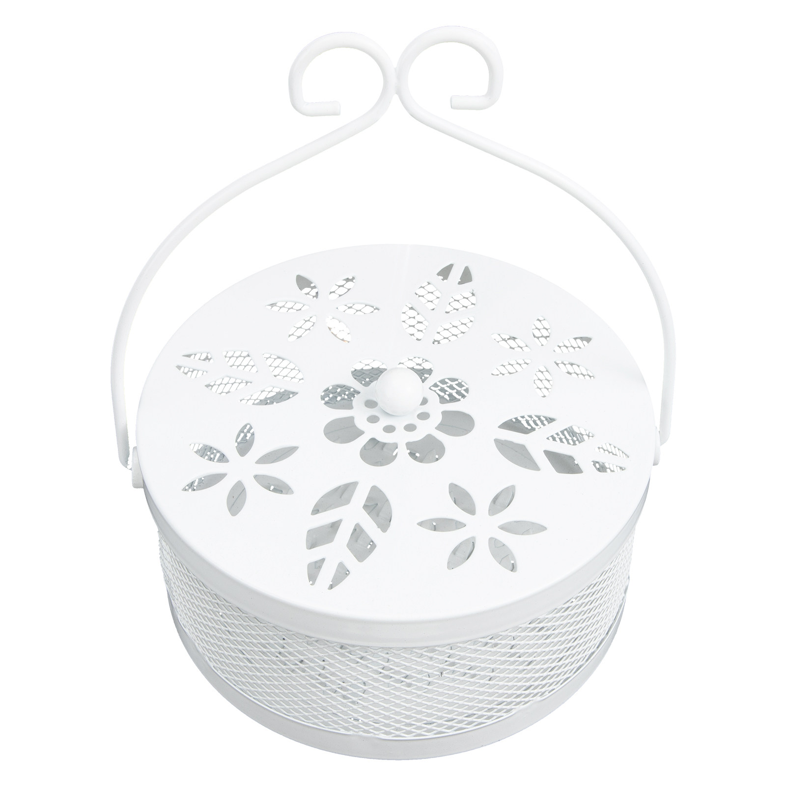 Incense Holder - 箱型のお香立て、円形の容器、鉄製の装飾、白檀の香、虫よけ効果、灰を分散させる、清潔、耐摩耗性、滑らかな表面