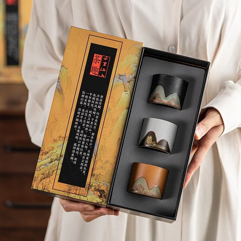 ギフトボックス、日本製セラミックティーカップ、磁器ティーボウ - Japanese Pottery のレビューと価格