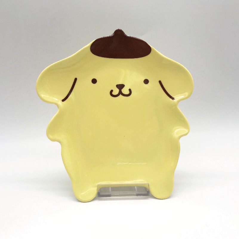 かわいいポムポムプリンの形をしたお皿。愛らしい黄色い子犬のス - Japanese Snacks のレビューと価格