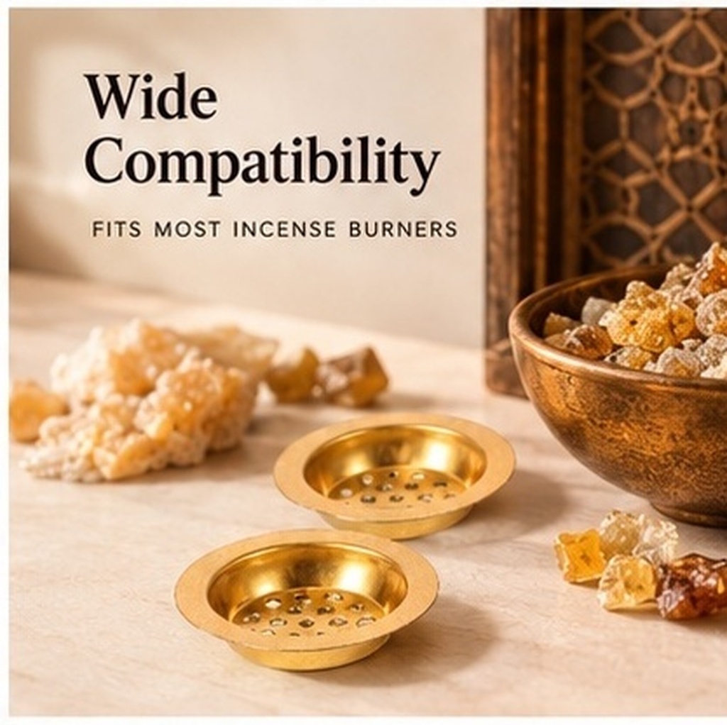 10個入り、香炉用トレイ、ゴールド調、穴あき鉄製カップ、炭を - Incense Holder のレビューと価格