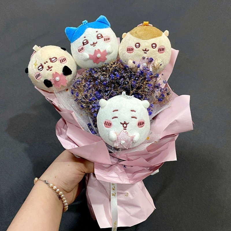 桜シリーズのぬいぐるみキーホルダー。可愛らしい丸いウサギのハ - Japanese Fan のレビューと価格